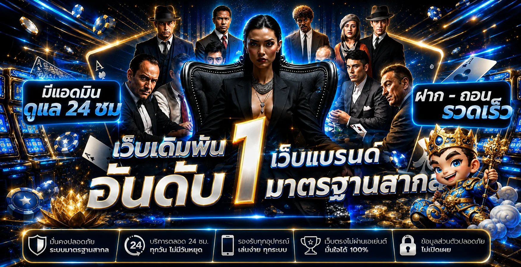แบนเนอร์ USTARS เว็บหลักและบริการตลอด 24 ชั่วโมง